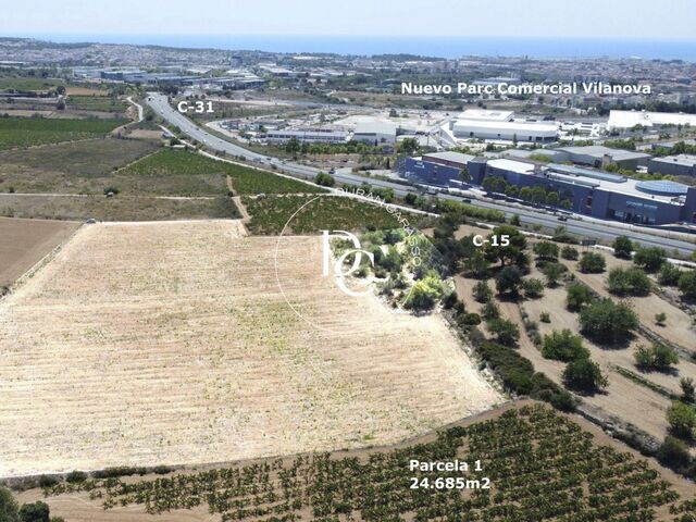 2 parcelas agrícolas en Masia en Vilanova i la Geltrú