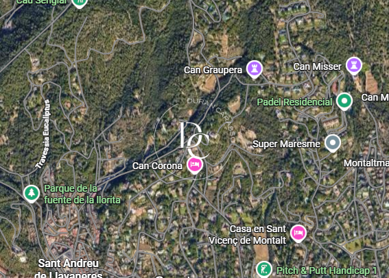 Parcel·la de luxe de 23096 m2 en venda a Sant Andreu de Llavaneres