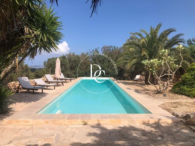 Luxury country house with pool for sale in Es Caló de Sant Agustí