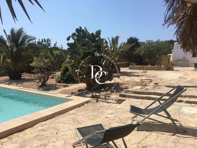 Luxury country house with pool for sale in Es Caló de Sant Agustí