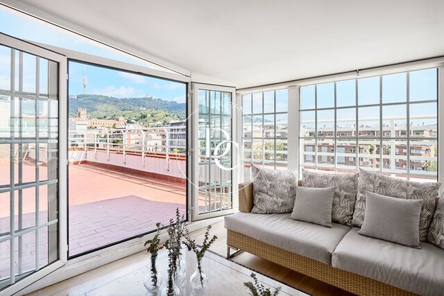 Penthouse de luxe avec terrasse à vendre à Sarrià, Barcelona