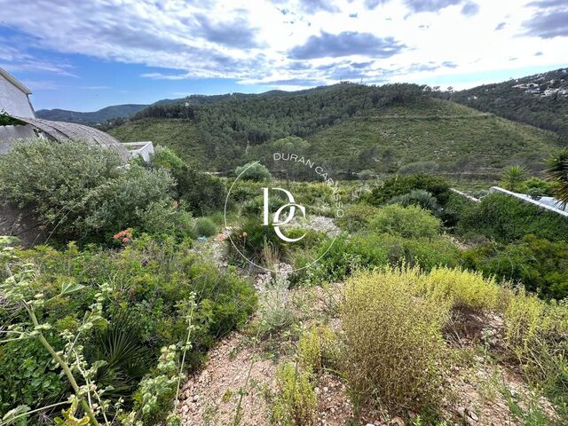 Large scenic plot for sale in Olivella