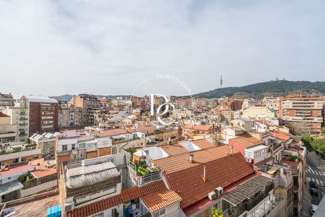 Duplex penthouse for rent with terraces and views in La Bonanova, Barcelona