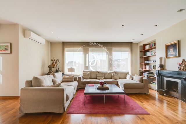 Duplex penthouse for rent with terraces and views in La Bonanova, Barcelona
