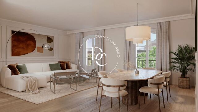 Luxury flat with terrace for sale in Barcelona's Quadrat d'Or