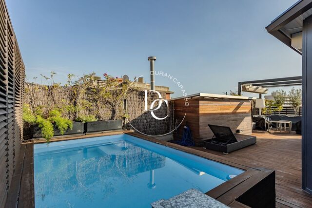 Ático de lujo con terraza en venta en Sarrià