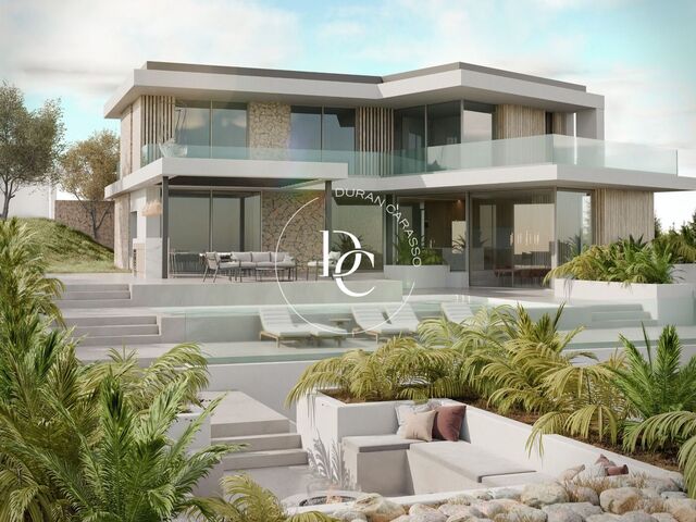 Villa contemporánea de obra nueva con vistas en Sitges