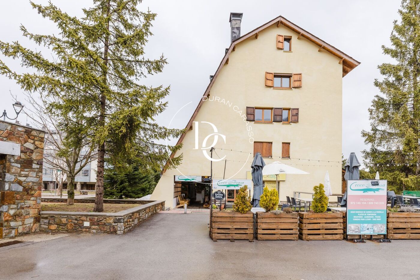 Restaurante con terraza a pie de pistas en La Molina