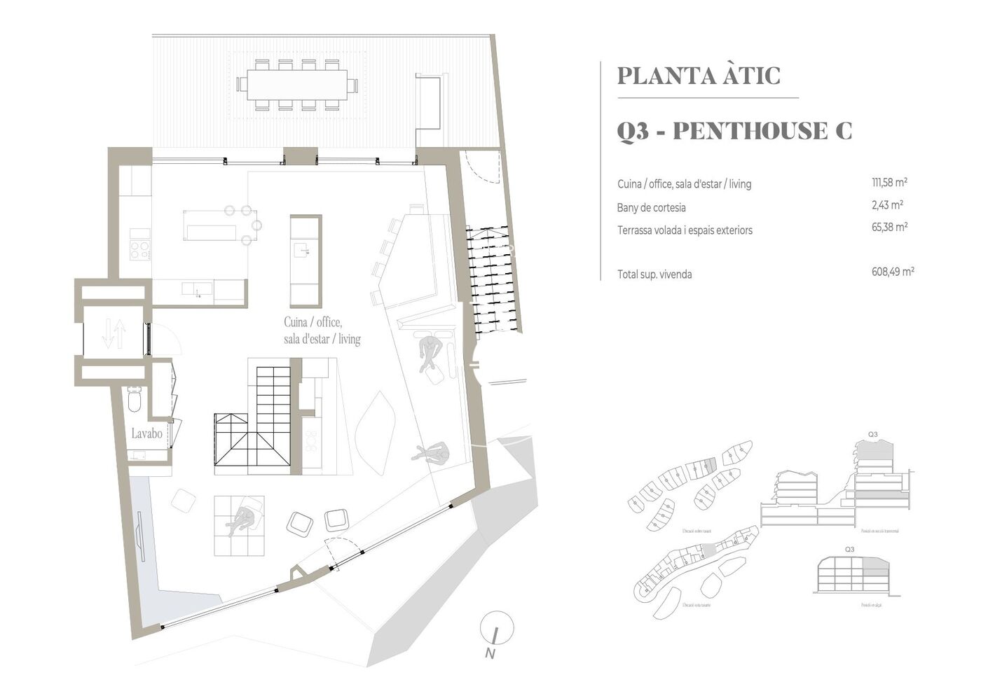La Querola - Obra nueva de lujo con piscina en venta en Andorra la Vella