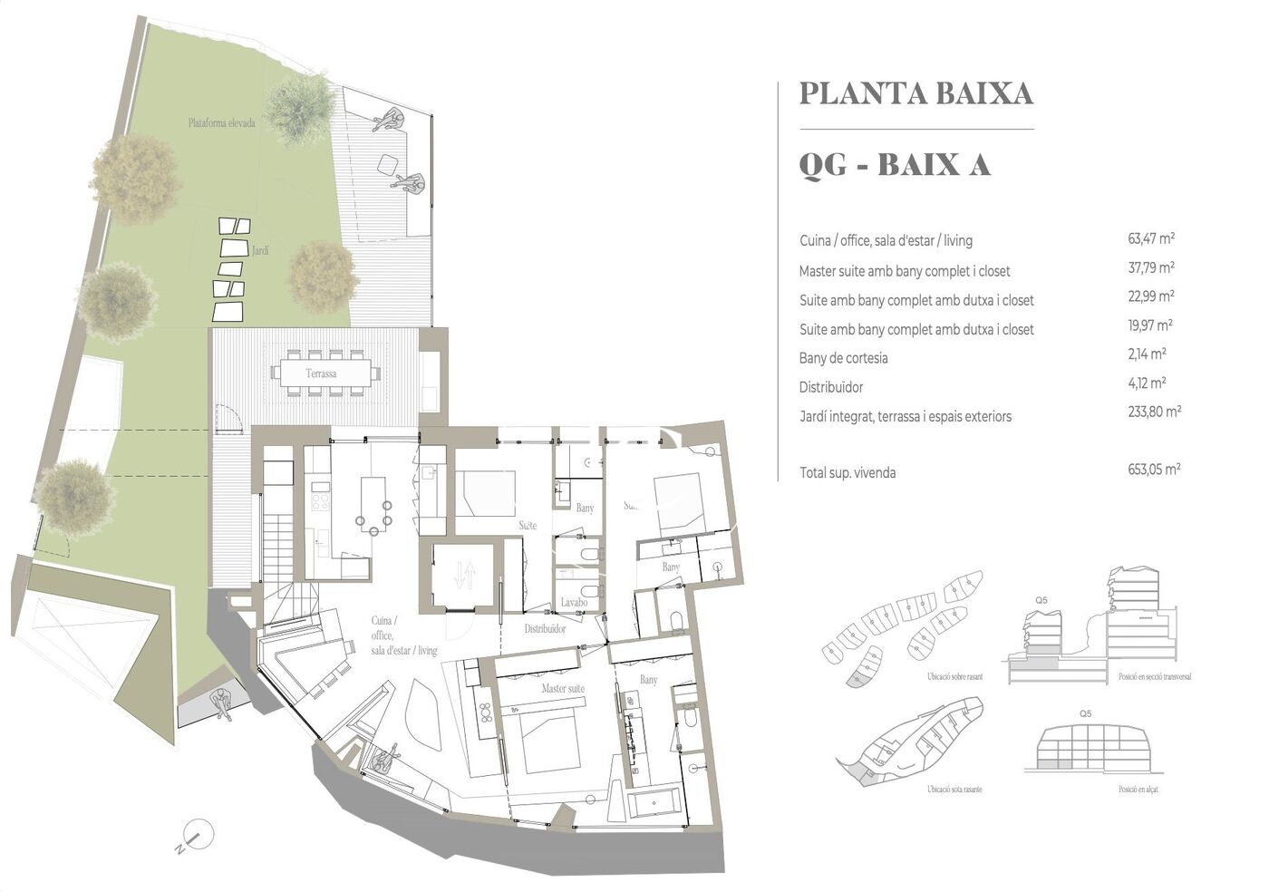 La Querola - Obra nueva de lujo con piscina en venta en Andorra la Vella