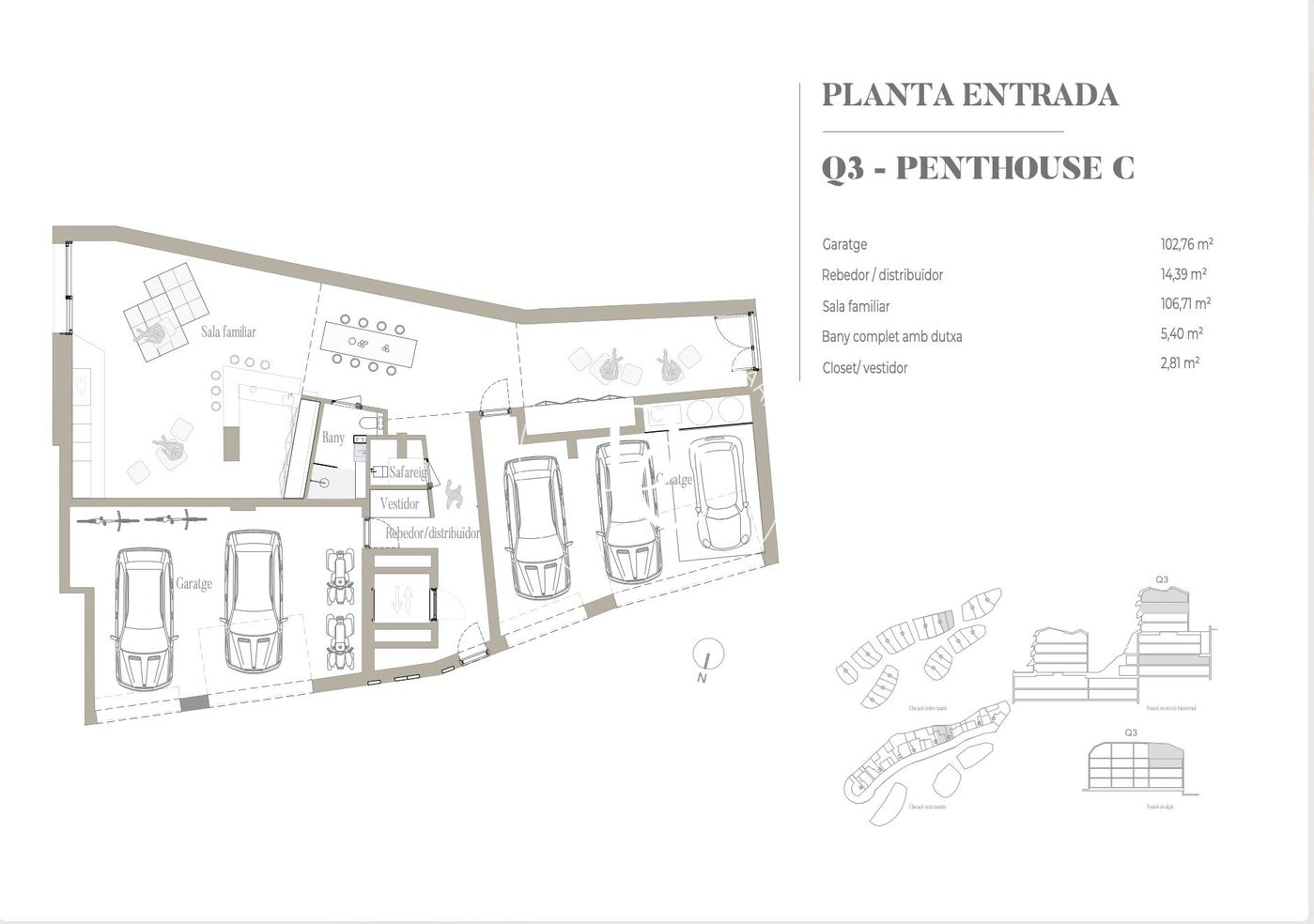 La Querola - Obra nueva de lujo con piscina en venta en Andorra la Vella