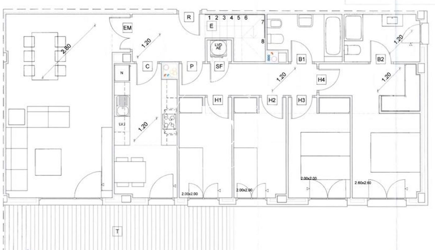 181 sqm luxury penthouse with views and terrace for sale in La Plana, Sitges