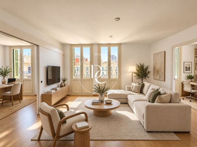 Appartement de 72 m2 avec vues et terrasse à vendre à L'Antiga Esquerra de l'Eixample, Barcelona