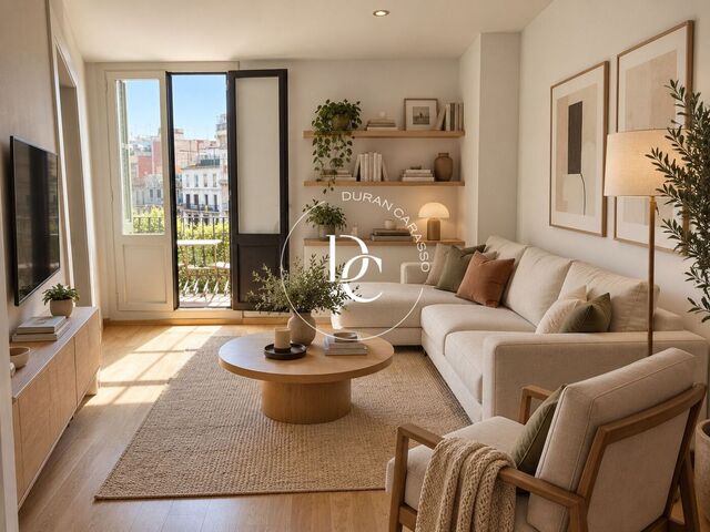 Appartement de 72 m2 avec vues et terrasse à vendre à L'Antiga Esquerra de l'Eixample, Barcelona
