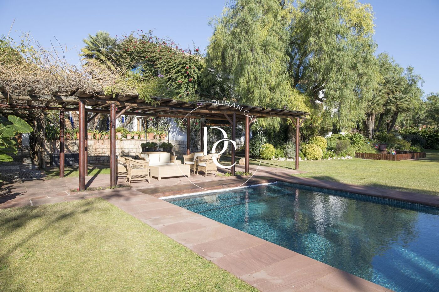 Villa with garden and pool in Terramar, Sitges