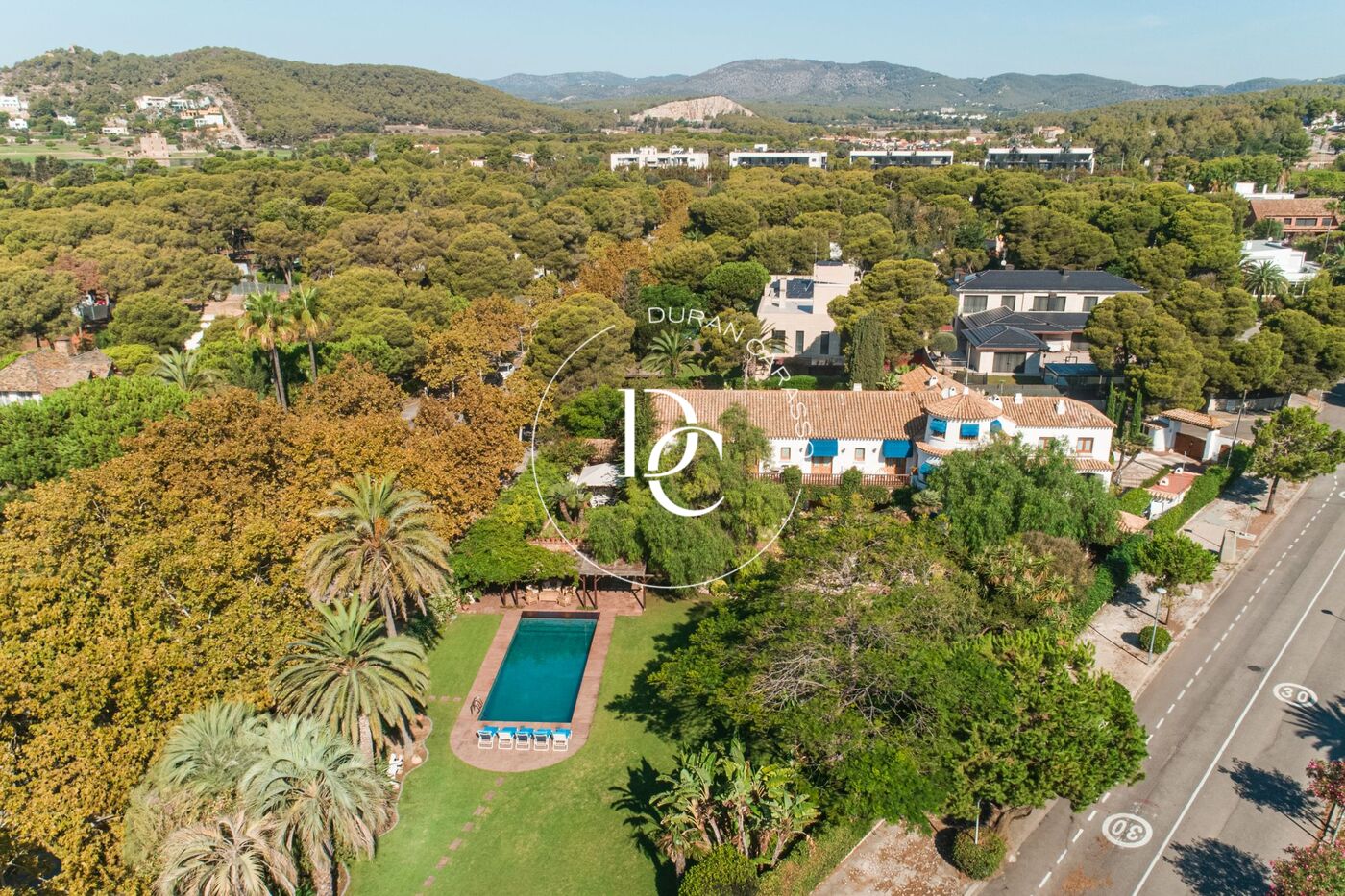 Villa with garden and pool in Terramar, Sitges