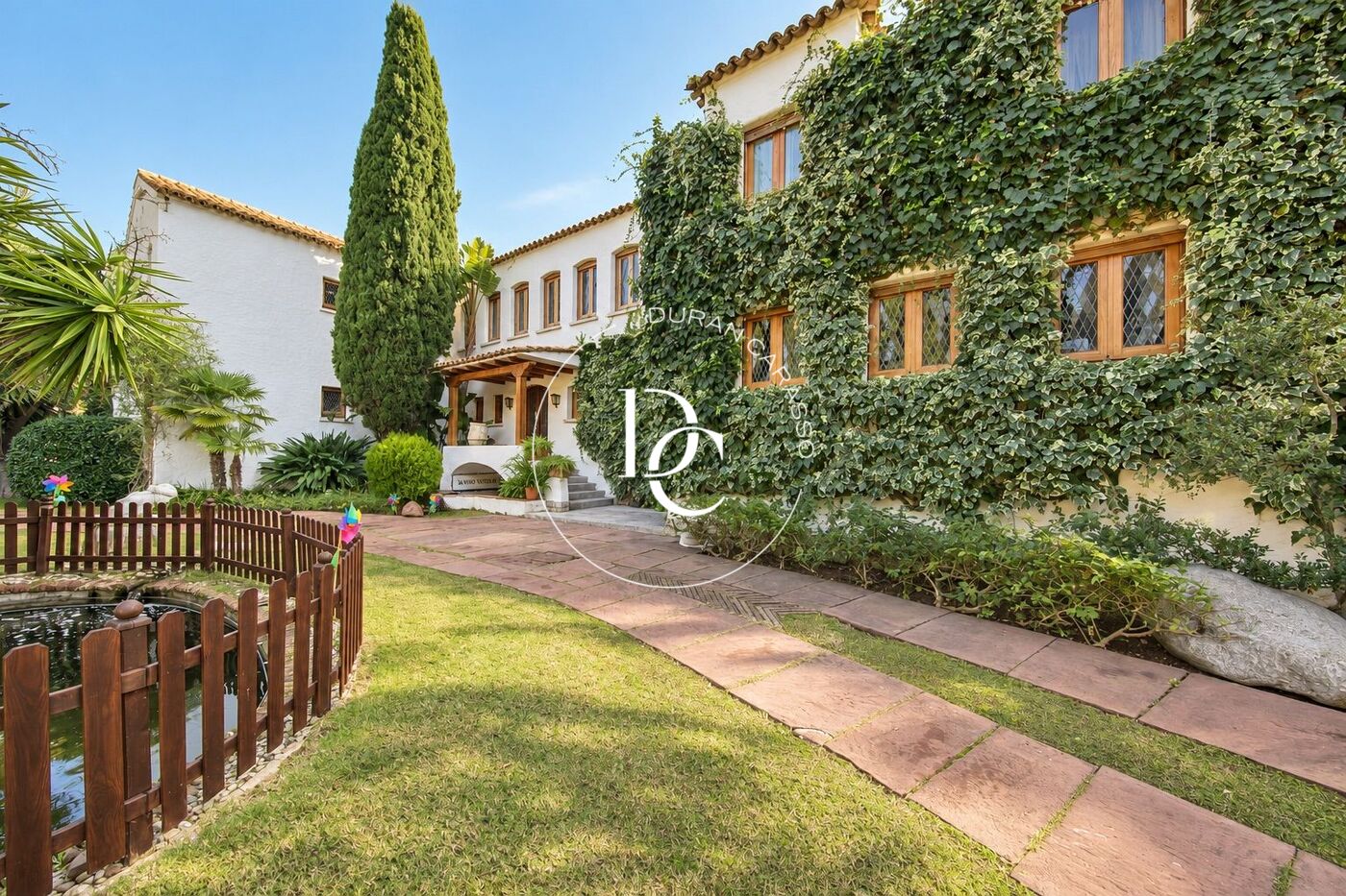 Villa with garden and pool in Terramar, Sitges