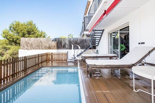 BELLE MAISON À LOUER À L’ANNÉE AVEC PISCINE À CAN PEI, SITGES