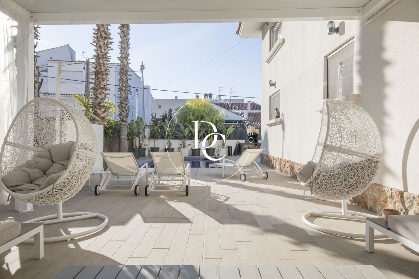 Casa amb piscina privada en lloguer de llarga durada a El Vinyet, Sitges