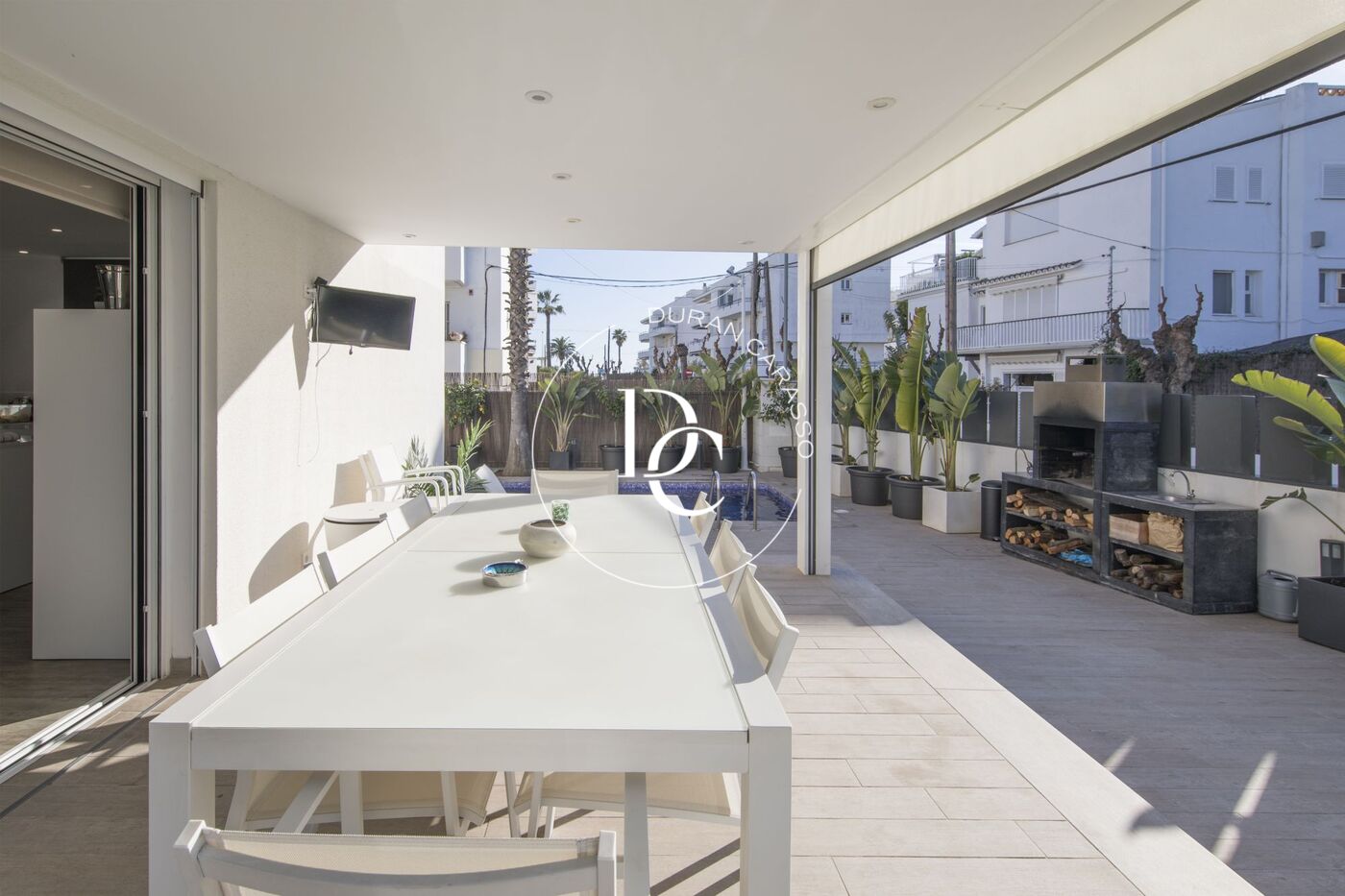 Casa amb piscina privada en lloguer de llarga durada a El Vinyet, Sitges
